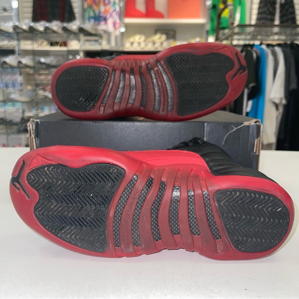 Air Jordan 12 Retro BG 'Flu Game' 2016 - LIGHTLY WORN NO BOX - Picture 5 of 7